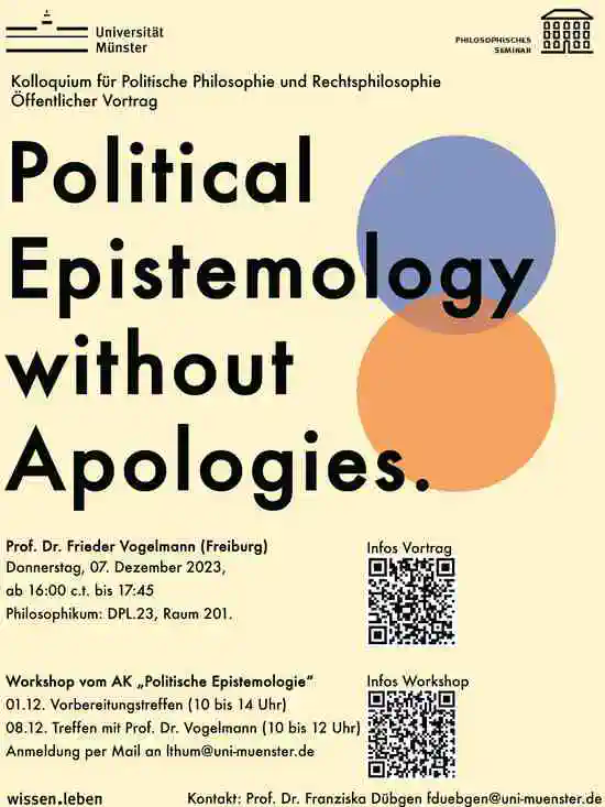 Political Epistemology without Apologies