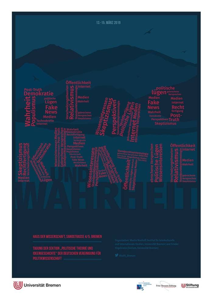 “Democracy and Truth”, 13-15 March in Bremen