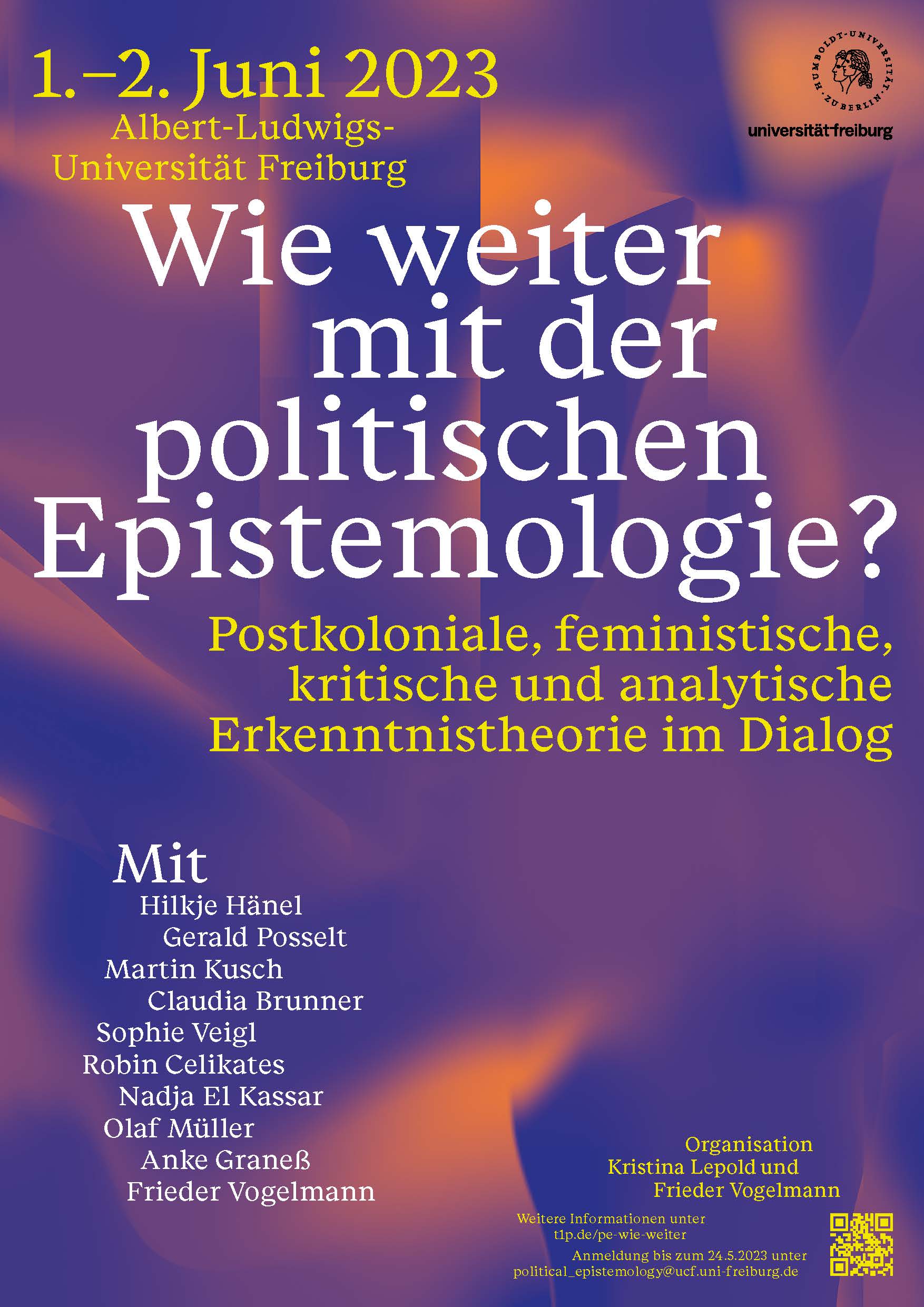 Workshop *Wie weiter mit der politischen Epistemologie?*