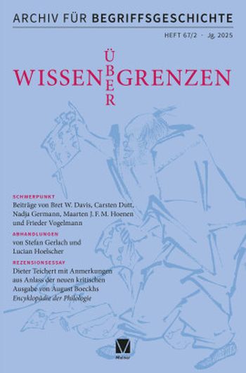 Schwerpunkt »Grenzen des Wissens« veröffentlicht