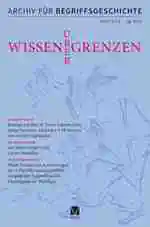 Schwerpunkt »Grenzen des Wissens« veröffentlicht