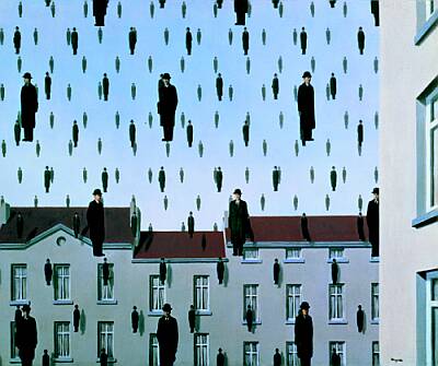 Rene Magritte: <i>Golconde</i> (1953)